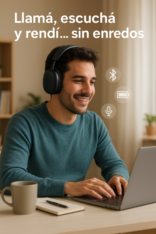 Auriculares Inalámbricos P9 BT: Comodidad y Sonido sin Cables